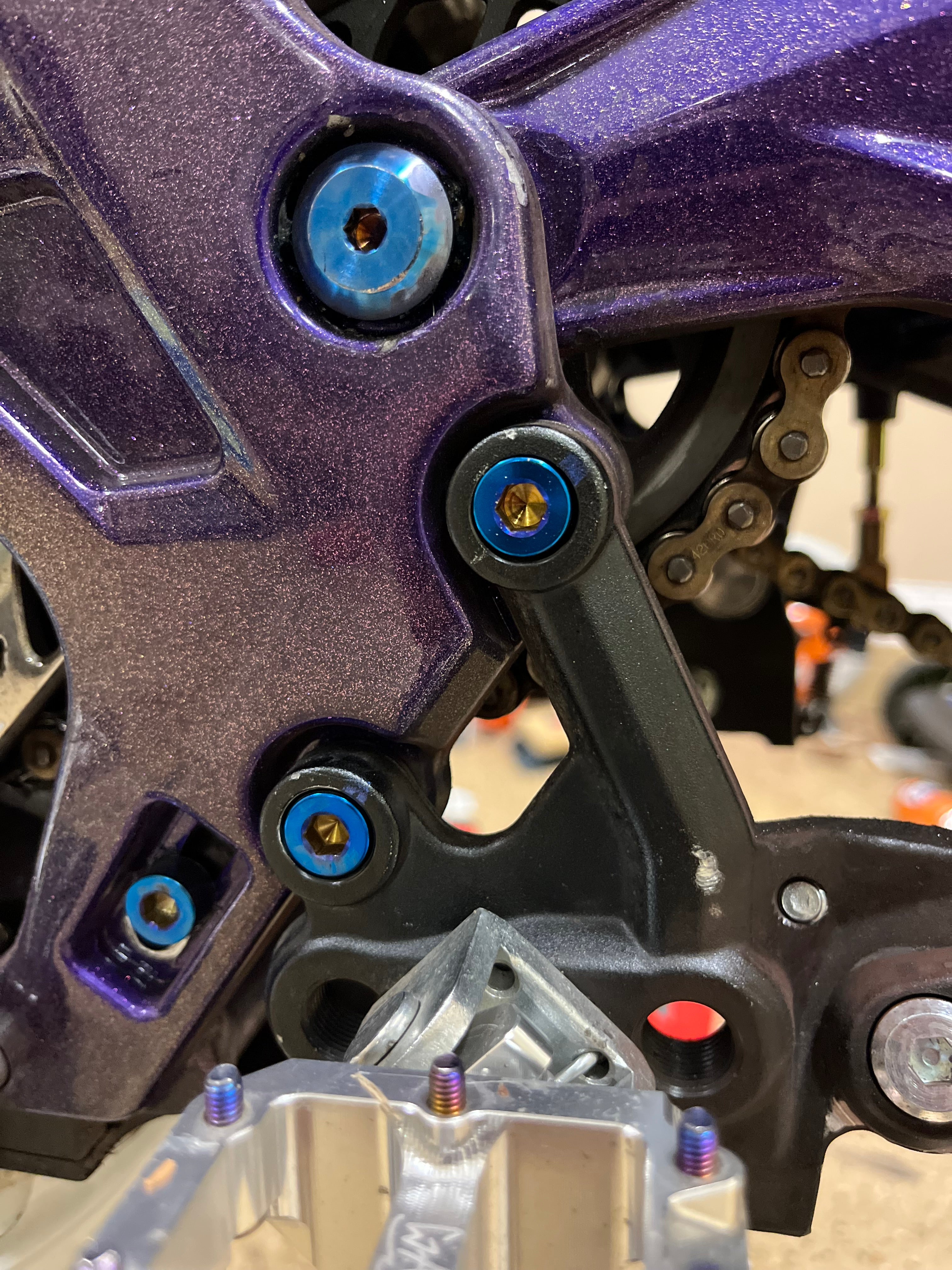 Warp 9 Surron Titanium Chassis Kit – PNW Customs
