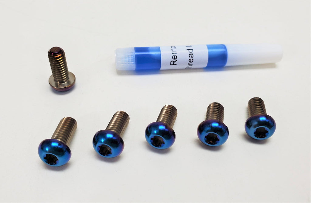 Warp 9 E-Moto Titanium Rotor Bolts