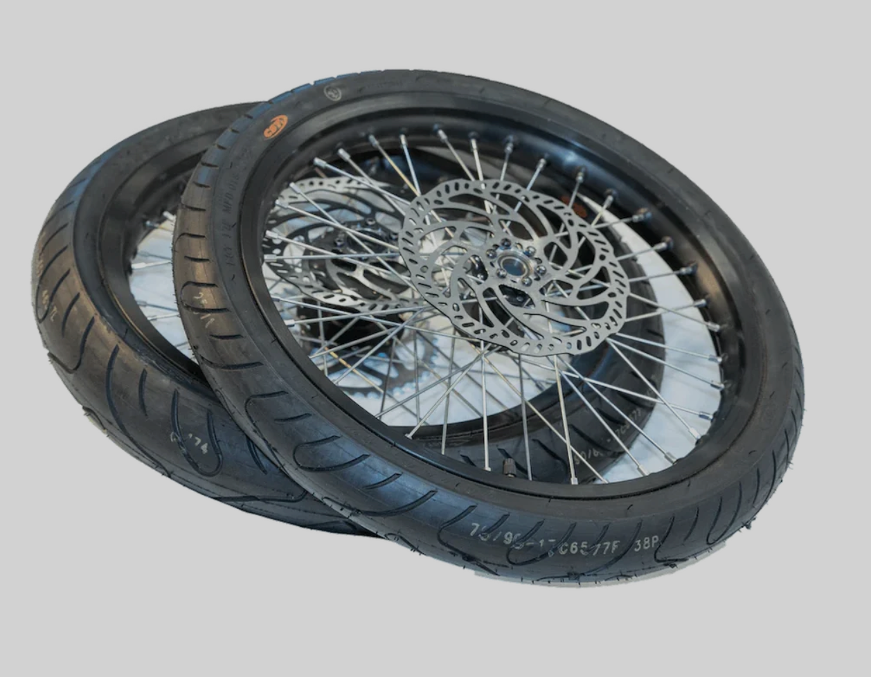 Supermoto wheelset for Surron LBX/Eride