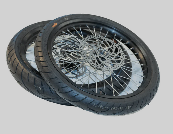 Supermoto wheelset for Surron LBX/Eride