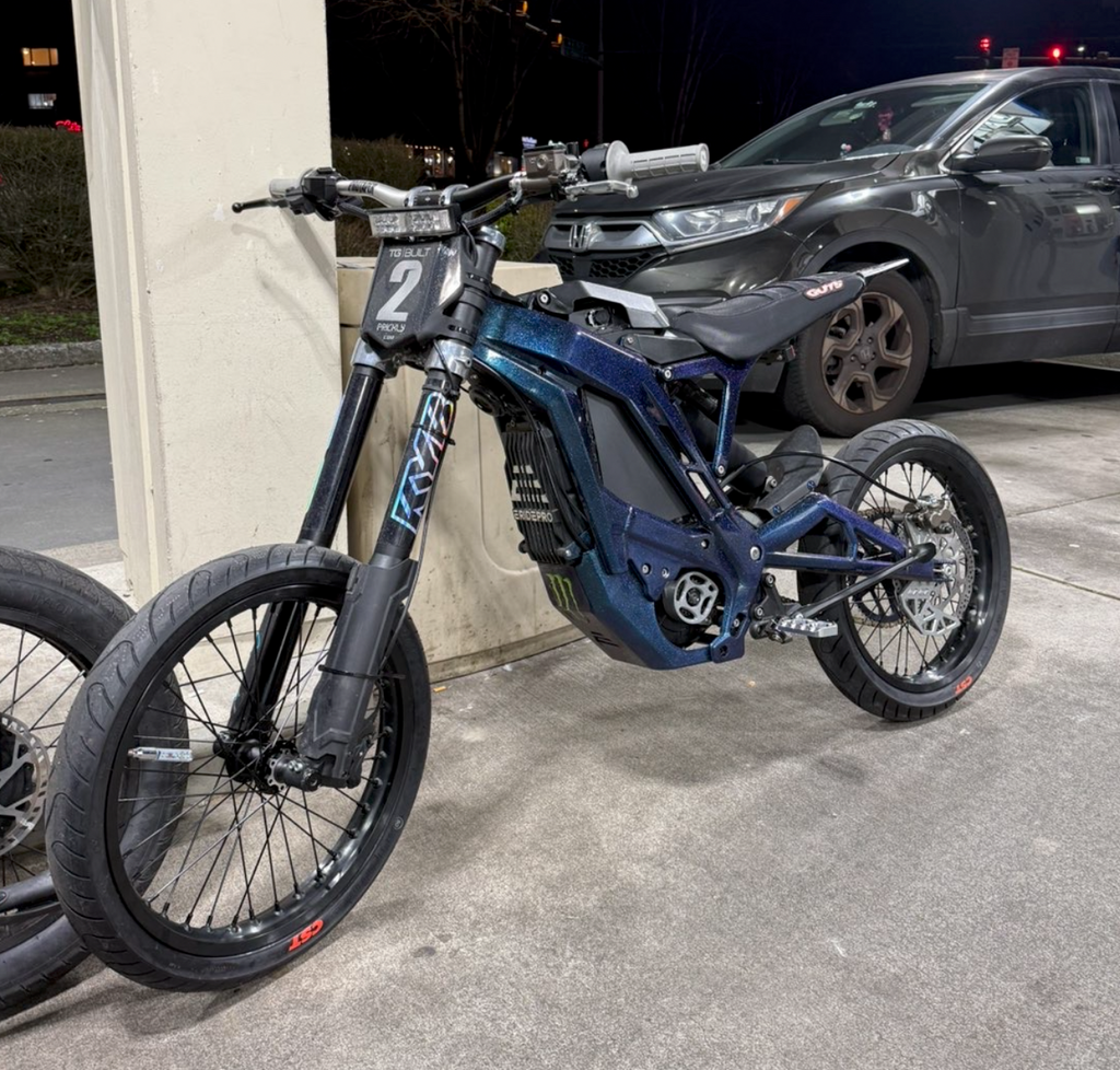 Supermoto wheelset for Surron LBX/Eride