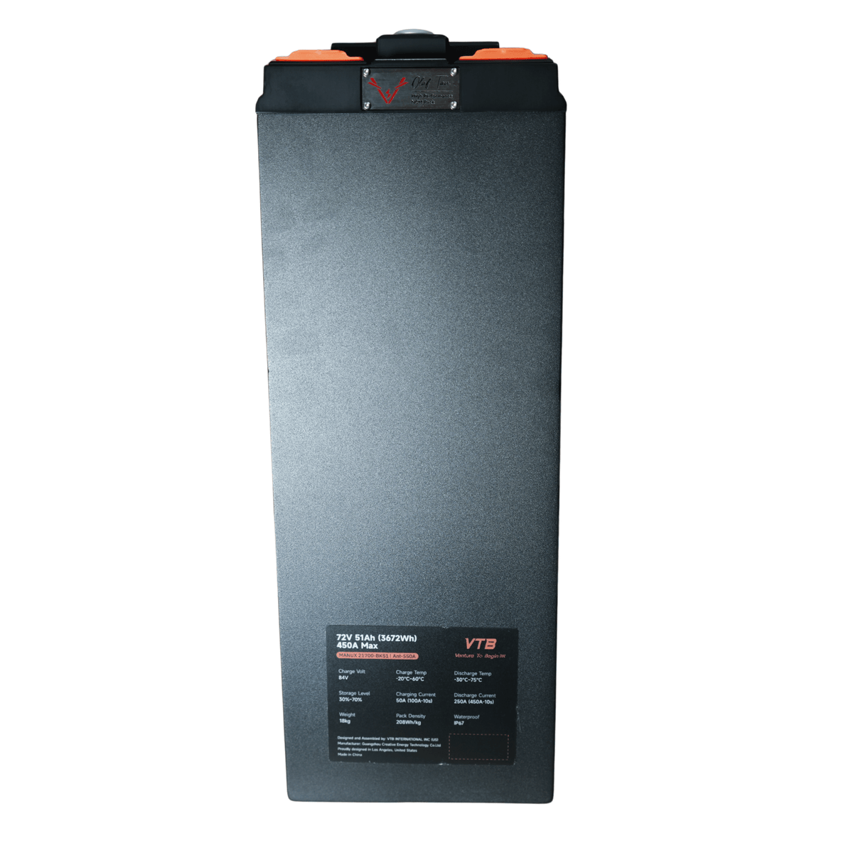 Ventus Battery EVO GT 72V 51Ah (Surron Light Bee Fitment)